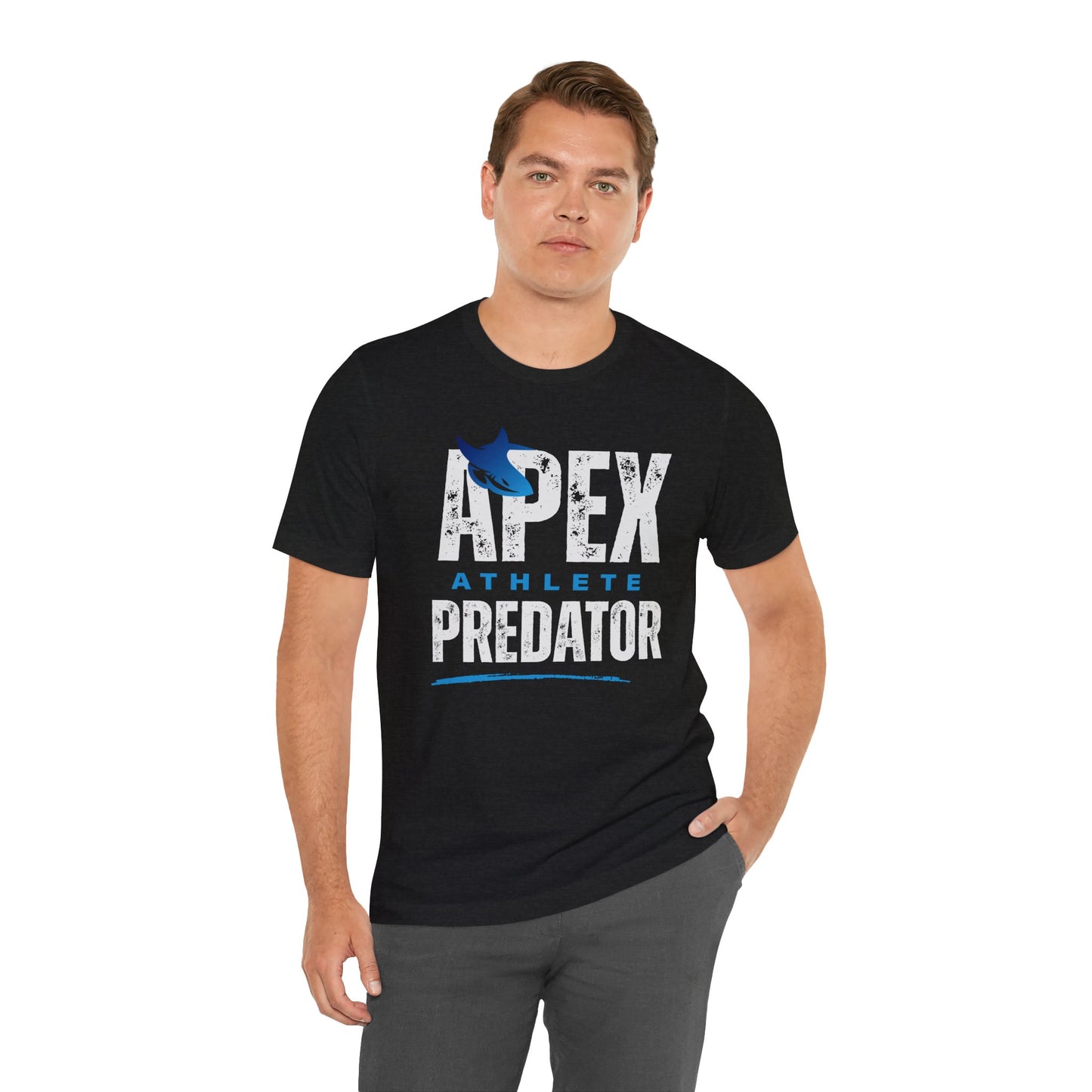 Apex Athlete Predator Tee - Unisex Short Sleeve T-Shirt for Fitness Enthusiasts