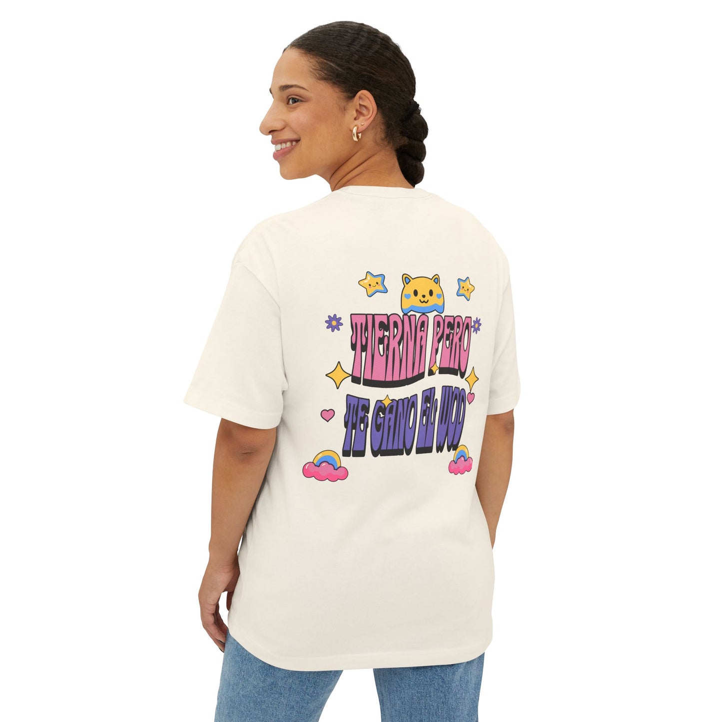 Tierna pero te gano el WOD– Oversized Boxy Tee