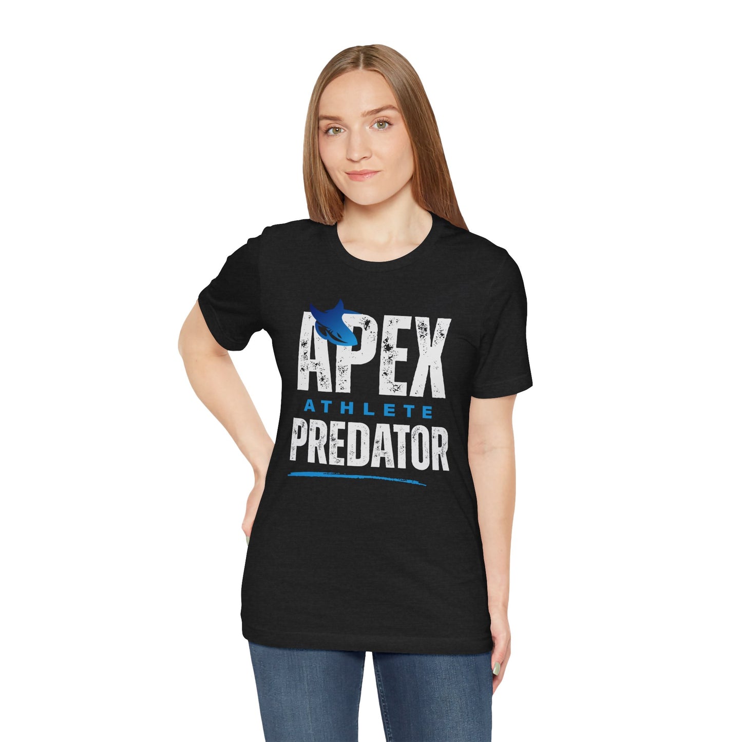 Apex Athlete Predator Tee - Unisex Short Sleeve T-Shirt for Fitness Enthusiasts