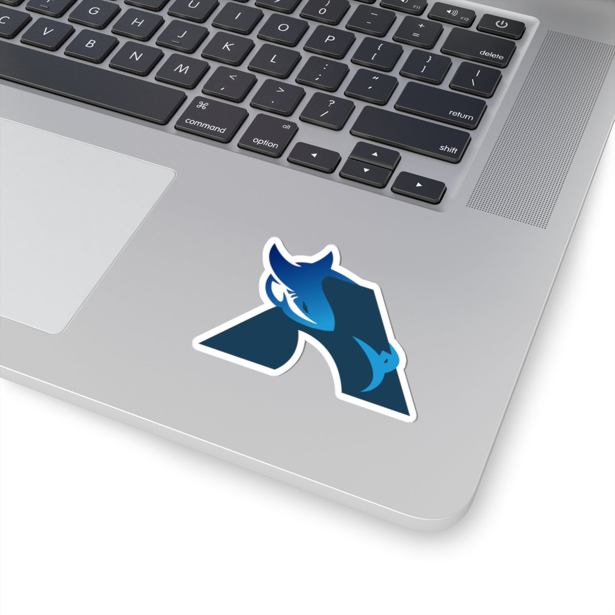 Blue Shark Kiss-Cut Stickers - Perfect for Laptop, Water Bottles, and Gift Giving