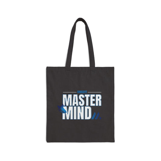 Motivational Cotton Canvas Tote Bag - Crossfit Mastermind and Move with Purpose