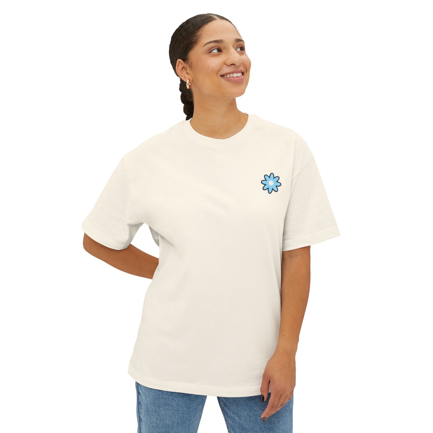 Cry Lift Repeat Oversized Tee, Unisex Boxy T-Shirt